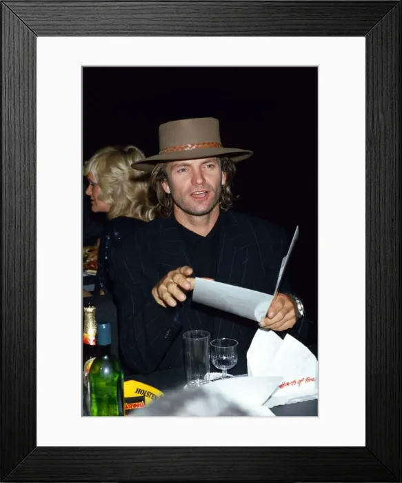 Framed Print : Sting - October 1987 at the premiere of Hearts of Fire'at the Odeon Framed Print : Sting - October 1987 at the premiere of Hearts of Fire'at the Odeon