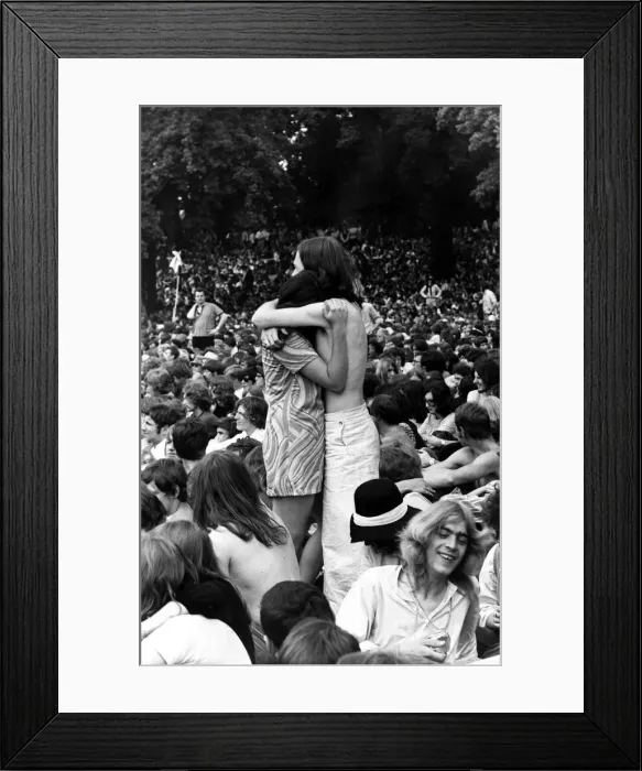 Framed Print : Rolling Stones concert in Hyde Park, London, 5th July 1969 Framed Print : Rolling Stones concert in Hyde Park, London, 5th July 1969