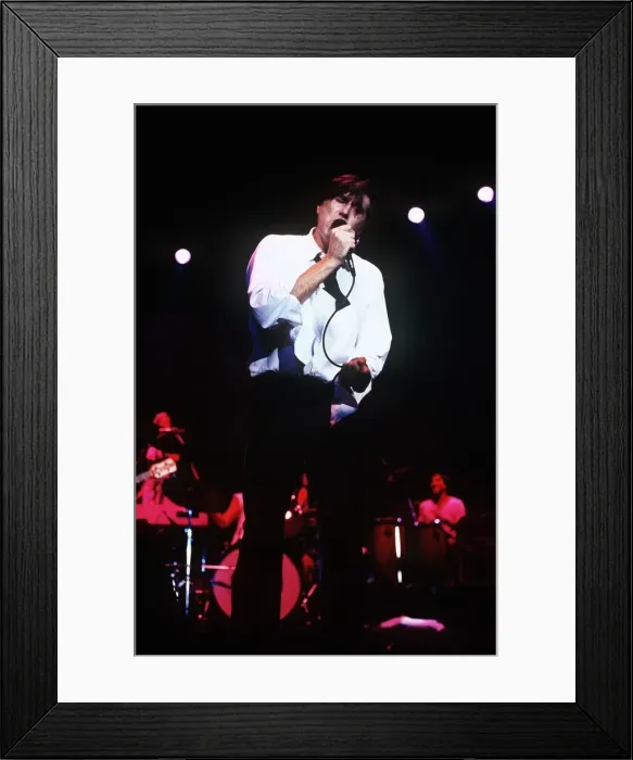 Framed Print : Bryan Ferry Singer of the Rock Band Roxy Music Framed Print : Bryan Ferry Singer of the Rock Band Roxy Music