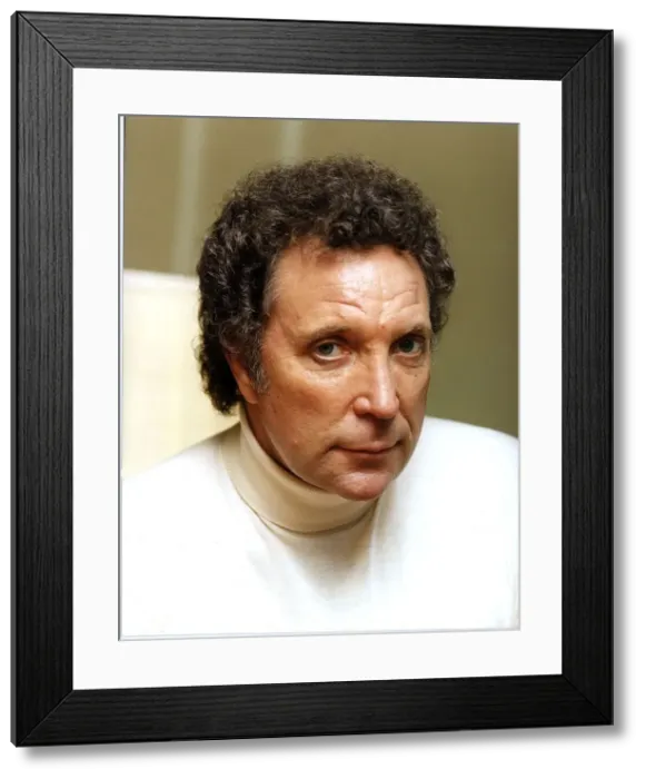 Framed Print : Tom Jones singer Wearing white polo neck Framed Print : Tom Jones singer Wearing white polo neck