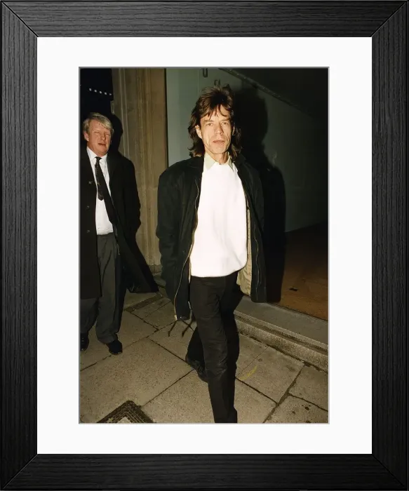 Framed Print : Rolling stones: Mick Jagger in March 1993 Framed Print : Rolling stones: Mick Jagger in March 1993