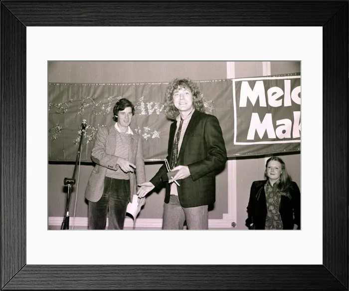 Framed Print : Monty Pythons Michael Palin seen here with Led Zeppelin Framed Print : Monty Pythons Michael Palin seen here with Led Zeppelin