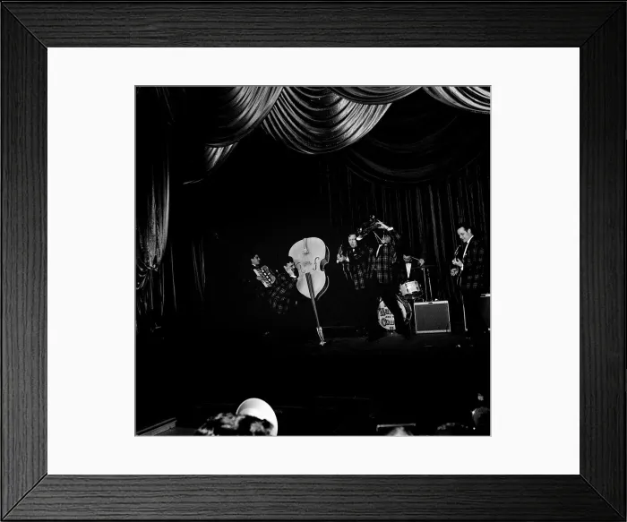 Framed Print : Bill Haley and His Comets tour of Britain which was largely sponsored by the Daily Mirror Framed Print : Bill Haley and His Comets tour of Britain which was largely sponsored by the Daily Mirror