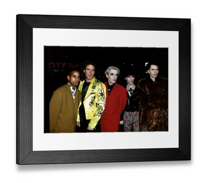 Framed Print : Duran Duran Pop Group Circa 1989