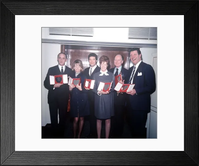 Framed Print : Variety Club Show Business Awards March 1969 Ron Moodey, Jill Bennett, Tom Jones Framed Print : Variety Club Show Business Awards March 1969 Ron Moodey, Jill Bennett, Tom Jones