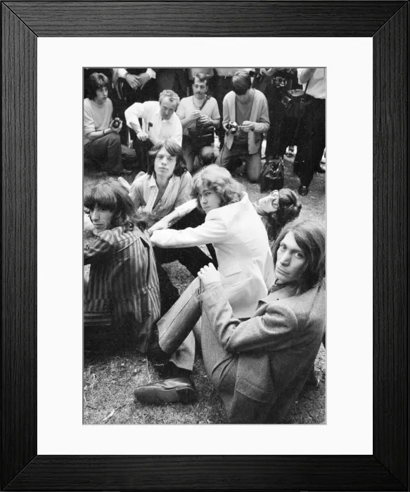 Framed Print : Rolling Stones : Introducing the Mick Taylor (centre photo Framed Print : Rolling Stones : Introducing the Mick Taylor (centre photo