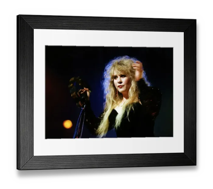 Framed Print : Stevie Nicks Pop Singer with Fleetwood Mac in concert at the Expo at Ghent in Belgium