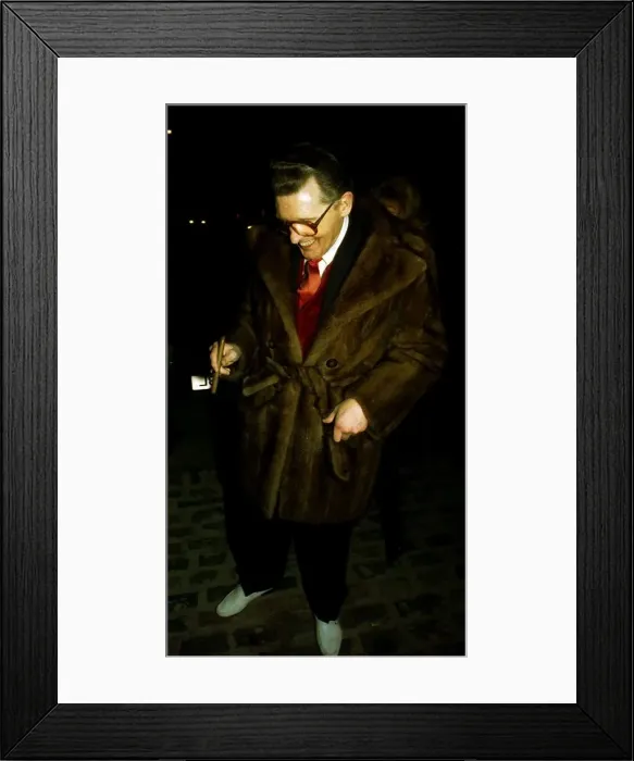 Framed Print : Jerry Lee Lewis Singer who had hits in the fifties and Sixties with songs like Great