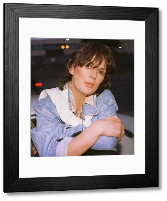 Framed Print : Michelle Rocca after being confronted about her alleged affair with top horse racing boss Framed Print : Michelle Rocca after being confronted about her alleged affair with top horse racing boss