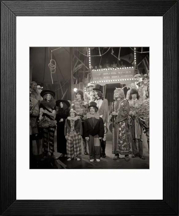 Framed Print : The Rolling Stones Rock n Roll Circus TV special, Intertel Studios Framed Print : The Rolling Stones Rock n Roll Circus TV special, Intertel Studios