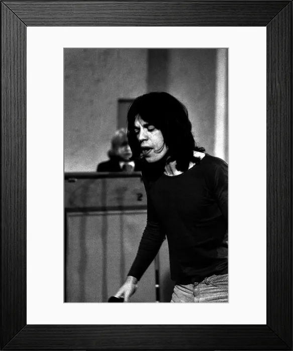 Framed Print : Rolling Stones: 29th November 1968 Mick Jagger during rehearsals at the Wembley Park Framed Print : Rolling Stones: 29th November 1968 Mick Jagger during rehearsals at the Wembley Park