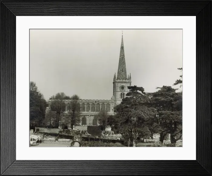 Framed Print : Stratford-on-Avon Church. 11 / 04 / 1938 Framed Print : Stratford-on-Avon Church. 11 / 04 / 1938