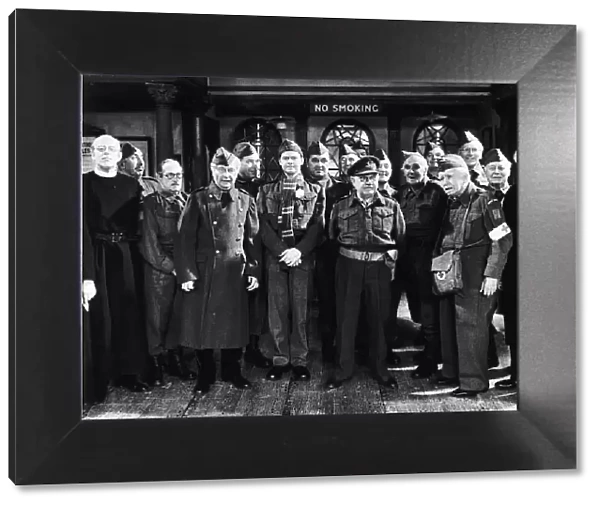 The cast of Dads Army Comedy television series