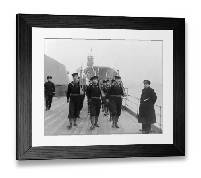 Framed Print : Chinese sailors train with Royal Navy at Devonport. February 1947 006806 / 4 Framed Print : Chinese sailors train with Royal Navy at Devonport. February 1947 006806 / 4
