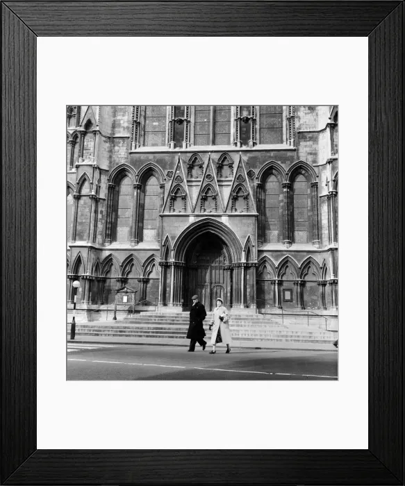 Framed Print : York Minster The South Gate. 3rd April 1961