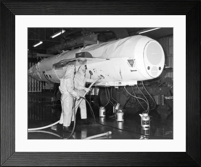 Framed Print : The Avro Blue Steel a British air-launched, rocket-propelled nuclear stand-off missile Framed Print : The Avro Blue Steel a British air-launched, rocket-propelled nuclear stand-off missile