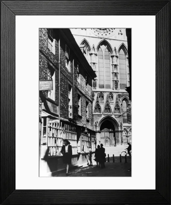 Framed Print : York Minster is a Gothic cathedral in York, England and is one of the largest of its Framed Print : York Minster is a Gothic cathedral in York, England and is one of the largest of its