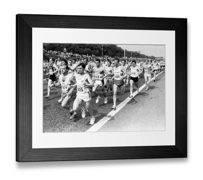 Framed Print : The Great North Run, 18 June, 1989 18 / 06 / 89 Framed Print : The Great North Run, 18 June, 1989 18 / 06 / 89