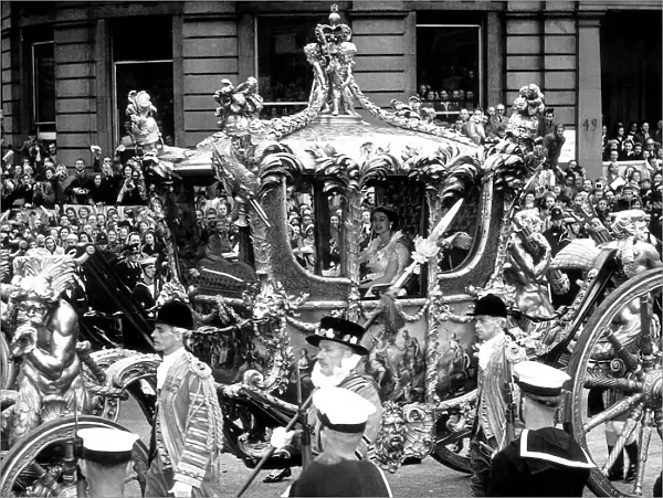 Queen Elizabeth Coronation 2nd June 1953. Accompanied by