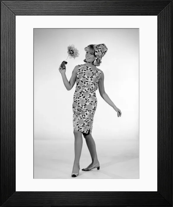Framed Print : Reveille Fashion Feature Reveille Model Marilyn Rickard seen here modelling Framed Print : Reveille Fashion Feature Reveille Model Marilyn Rickard seen here modelling