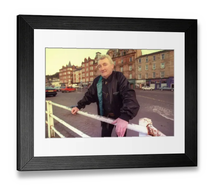 Framed Print : Alfie Zavaroni Uncle of Lena Zavaroni October 1999 Framed Print : Alfie Zavaroni Uncle of Lena Zavaroni October 1999