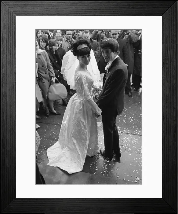 Framed Print : The Hollies wedding 1964 Framed Print : The Hollies wedding 1964