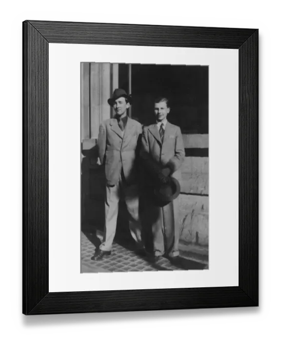 Framed Print : Actor Clive Dunn of Dads Army Fame seen here in 1945 shortley after his release from a