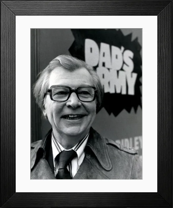 Framed Print : Actor Clive Dunn noted for his outstanding character as the Home Guard Corporal Jones in Framed Print : Actor Clive Dunn noted for his outstanding character as the Home Guard Corporal Jones in