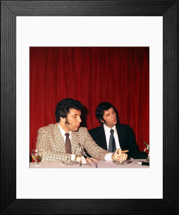 Framed Print : Tom Jones - Pop Star conference / Interview Framed Print : Tom Jones - Pop Star conference / Interview
