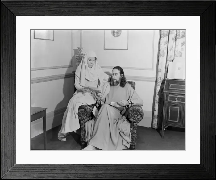 Framed Print : Krishna Vanta and wife. The new Messiah Framed Print : Krishna Vanta and wife. The new Messiah