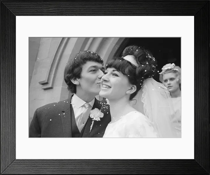 Framed Print : The Hollies wedding 1964 Framed Print : The Hollies wedding 1964
