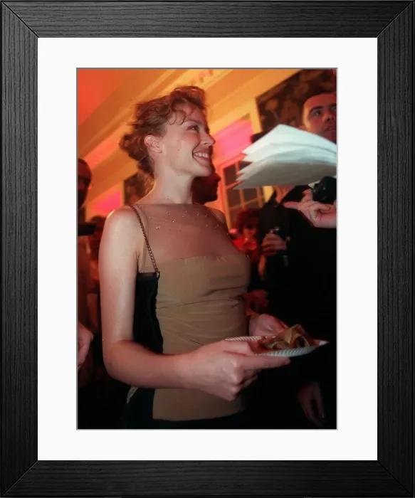 Framed Print : Kylie Minogue at the Edinburgh Festival 1997 Framed Print : Kylie Minogue at the Edinburgh Festival 1997