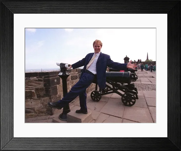 Framed Print : Jason Donovan at Edinburgh Castle Framed Print : Jason Donovan at Edinburgh Castle