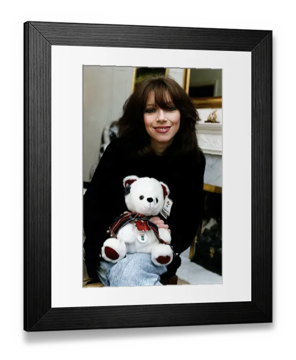 Framed Print : Lena Zavaroni singer white teddy bear Framed Print : Lena Zavaroni singer white teddy bear