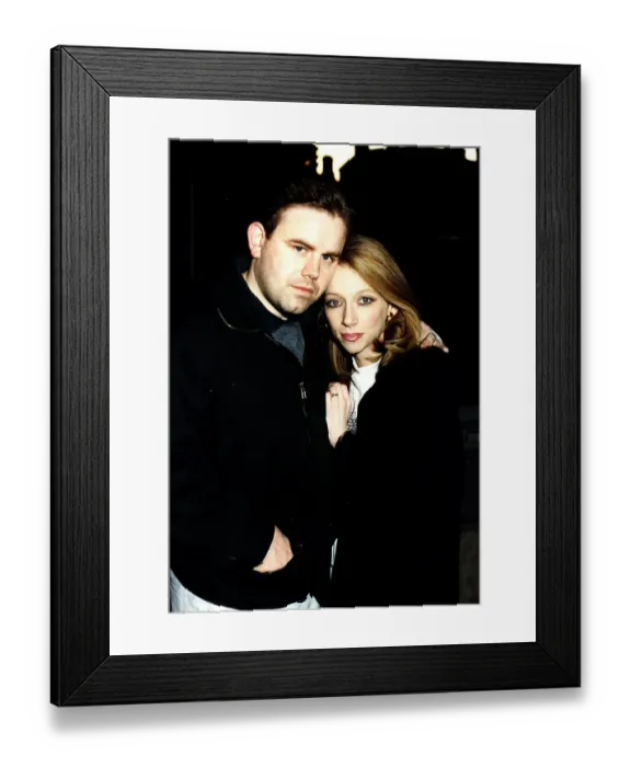 Framed Print : Lena Zavaroni with husband Peter Framed Print : Lena Zavaroni with husband Peter