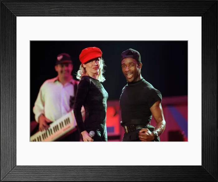 Framed Print : Kylie Minogue on stage at Glasgow SECC May 1990 Framed Print : Kylie Minogue on stage at Glasgow SECC May 1990