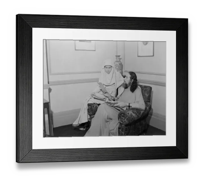 Framed Print : Krishna Vanta and wife. The new Messiah Framed Print : Krishna Vanta and wife. The new Messiah