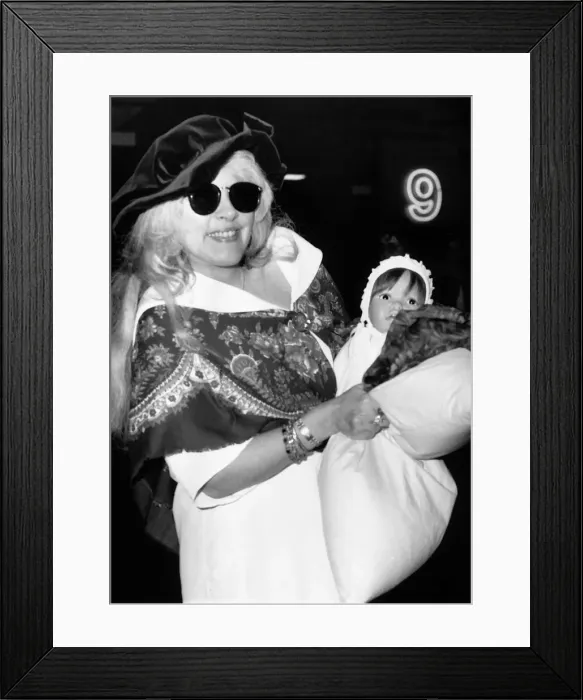 Framed Print : Stevie Nicks American pop singer 1989