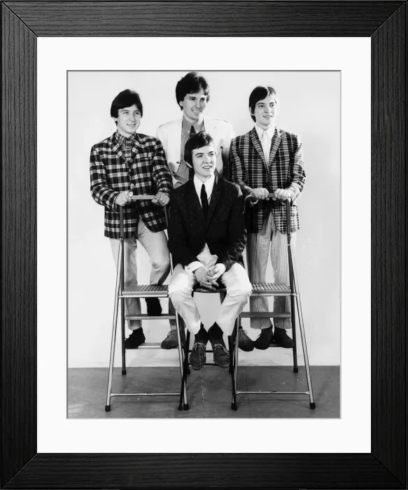 Framed Print : Battle Of The Pop Faces. The two groups New Faces