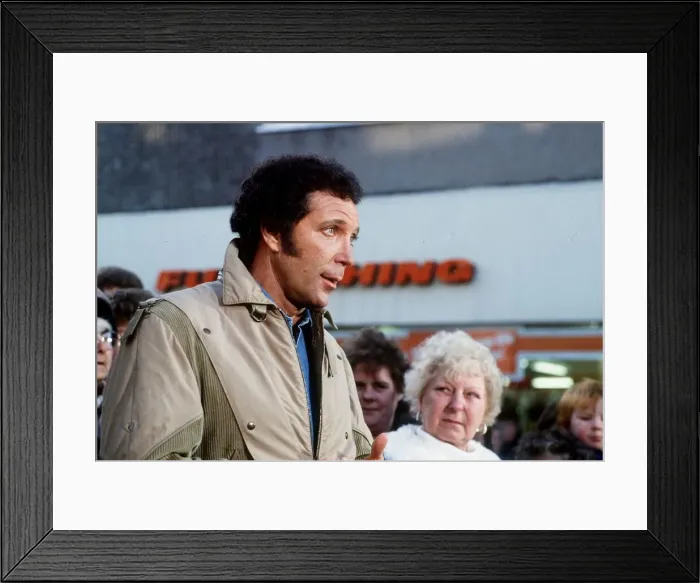 Framed Print : Tom Jones singer in Wales Framed Print : Tom Jones singer in Wales