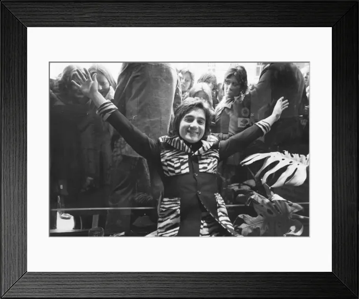 Framed Print : DJ Tiger Tim Stevens at the new Lee jeans boutique which he opened today Framed Print : DJ Tiger Tim Stevens at the new Lee jeans boutique which he opened today
