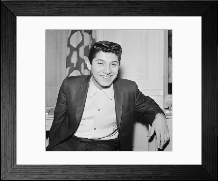 Framed Print : Canadian singer songwriter Paul Anka pictured in his suite at the Savoy Hotel in London Framed Print : Canadian singer songwriter Paul Anka pictured in his suite at the Savoy Hotel in London