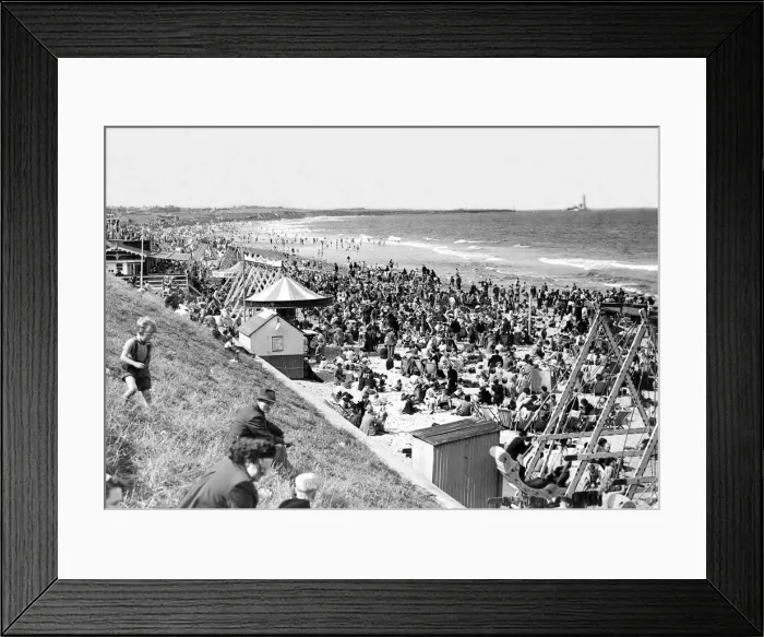 Framed Print : Thousands know this view at Whitley Bay and seldon grow tired of it. You can see St Framed Print : Thousands know this view at Whitley Bay and seldon grow tired of it. You can see St