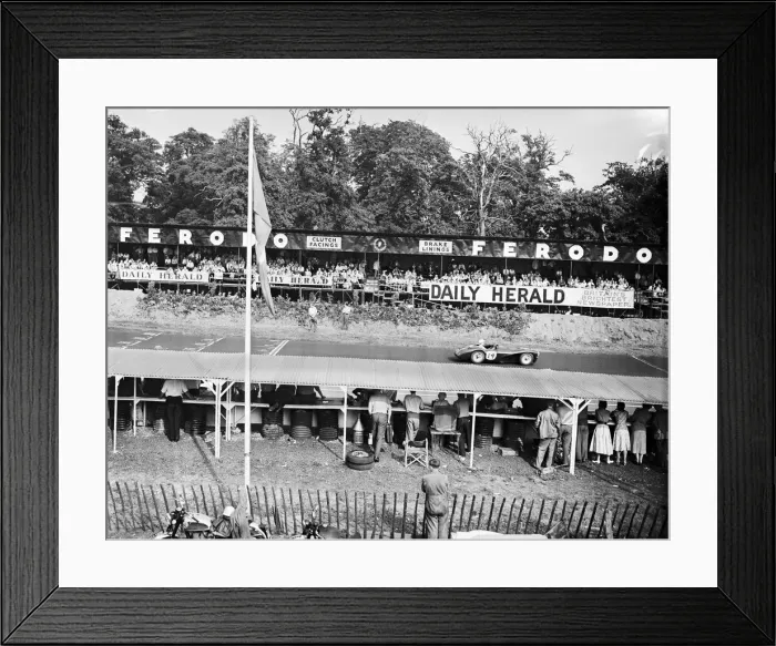 Framed Print : Daily Herald race meeting at Oulton Park. August 1955 Framed Print : Daily Herald race meeting at Oulton Park. August 1955