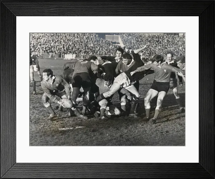 Framed Print : Wales v Scotland Five Nations Rugby Union International match