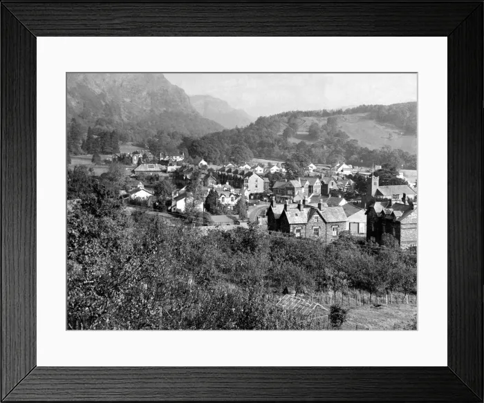 Framed Print : Lake District - The view of Coniston Village taken form the old railway station 22 Framed Print : Lake District - The view of Coniston Village taken form the old railway station 22
