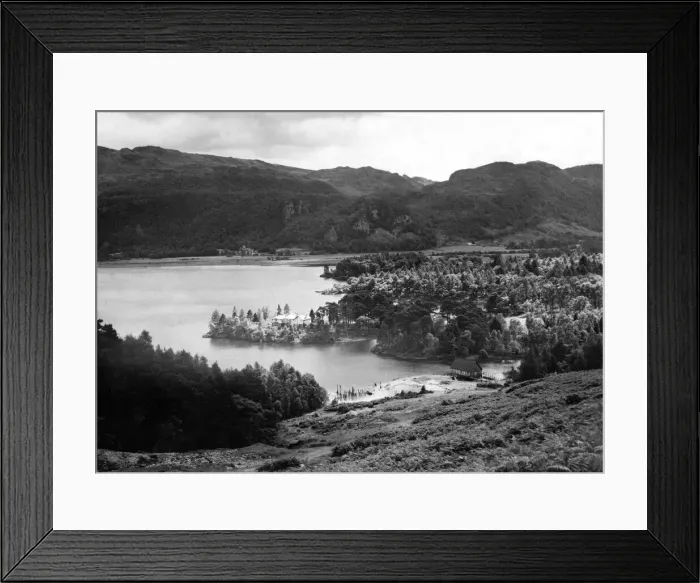 Framed Print : Lake District - Derwentwater - 28 Jaunary 1959 Framed Print : Lake District - Derwentwater - 28 Jaunary 1959