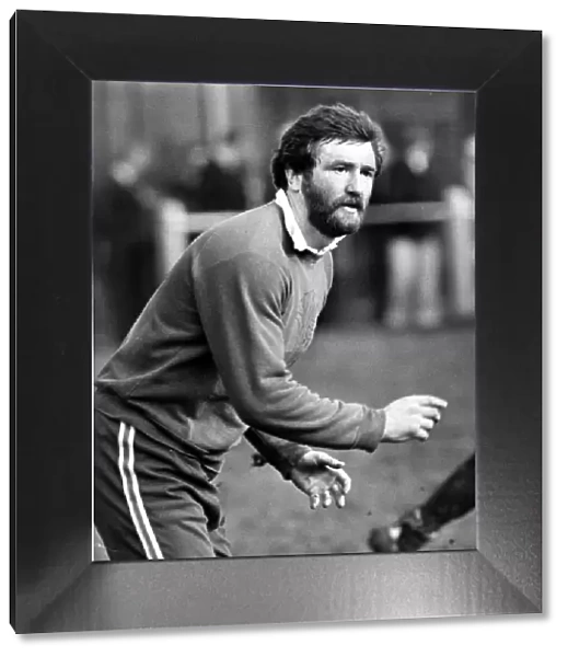 Ray Gravell - Wales and British Lions rugby player pictured during a Welsh training