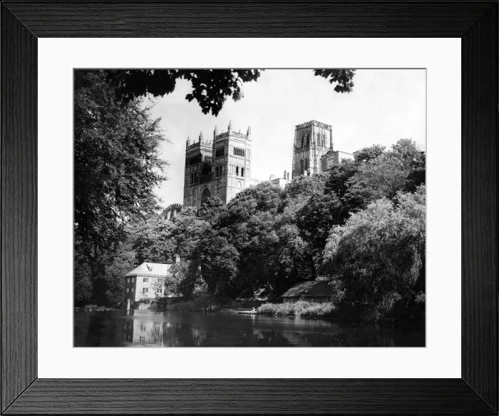 Framed Print : The grandeur of Durham Cathedral on the banks of the River Wear 8 December 1961 Framed Print : The grandeur of Durham Cathedral on the banks of the River Wear 8 December 1961