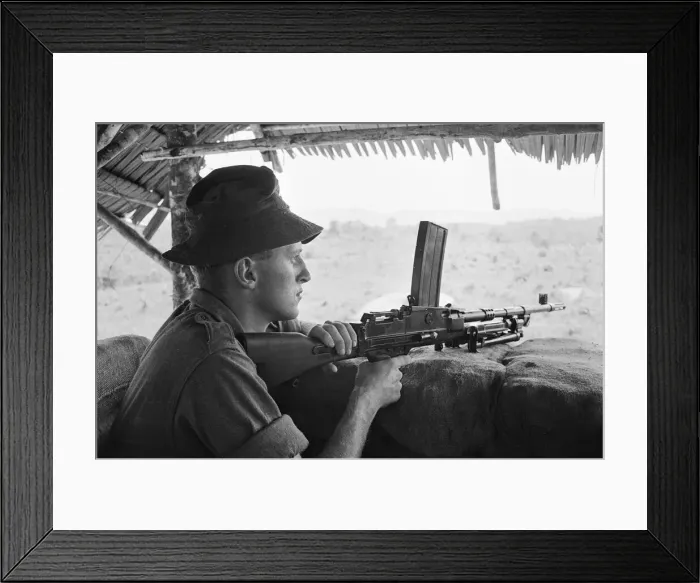 Framed Print : British troops in Borneo. 1964 Framed Print : British troops in Borneo. 1964
